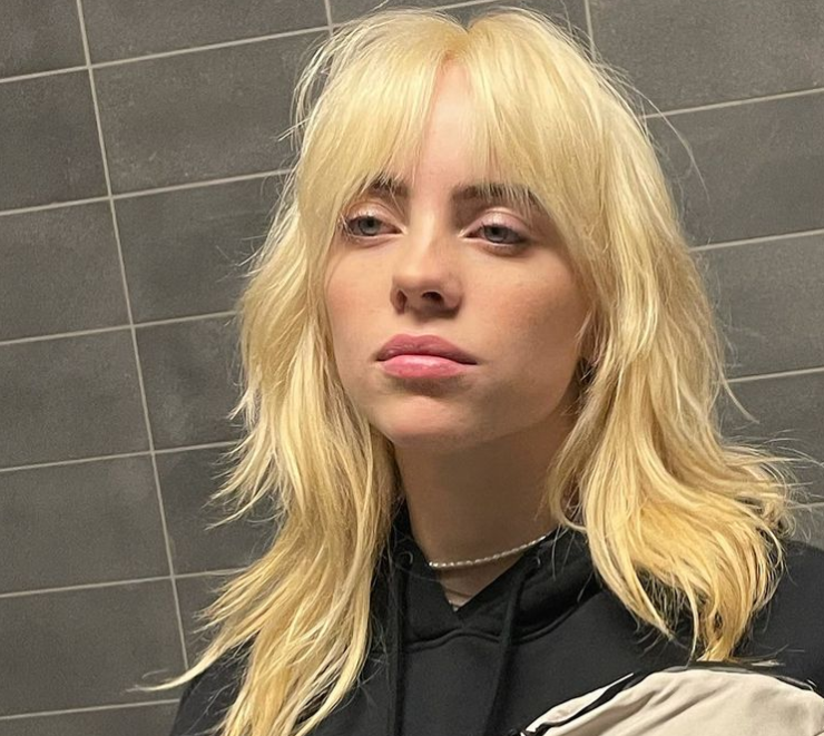 Billie Eilish, il nuovo look sfoggiato sui social