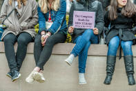 <p>Thousands of demonstrators gather in the Nation’s Capital for the Women’s March on Washington to protest the policies of President Donald Trump. January 21, 2017. (Photo: Mary F. Calvert for Yahoo News) </p>