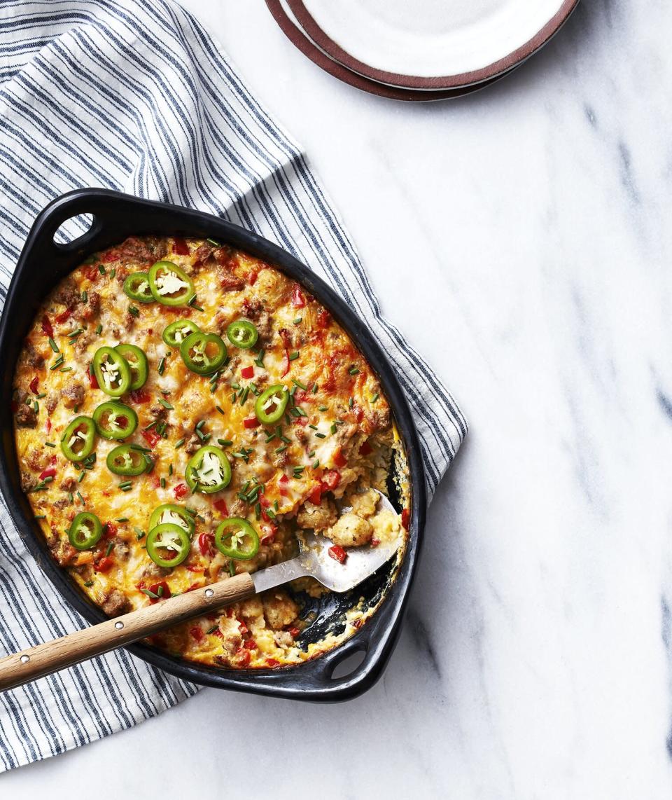 Potato Tot Breakfast Casserole