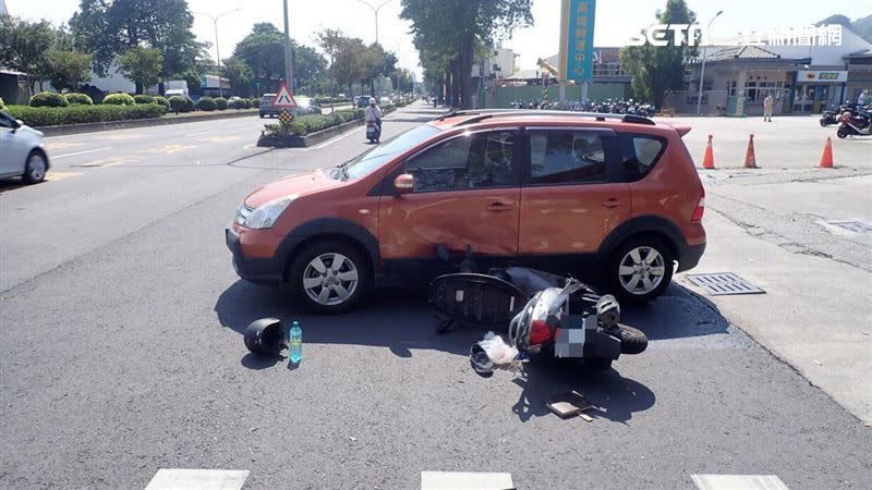 婦幼隊警官出嚴重車禍，導致「頸椎斷裂」餘生都將臥床。（圖／三立新聞網）