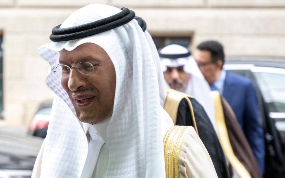 Saudi Minister of Energy Prince Abdulaziz bin Salman al-Saud arrives for the 35th OPEC meeting Vienna - JOE KLAMAR/AFP via Getty Images