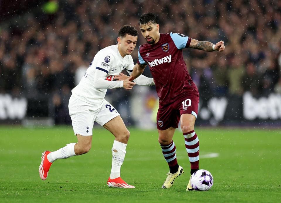 Tactical tweak: Lucas Paqueta impressed for West Ham (Getty Images)