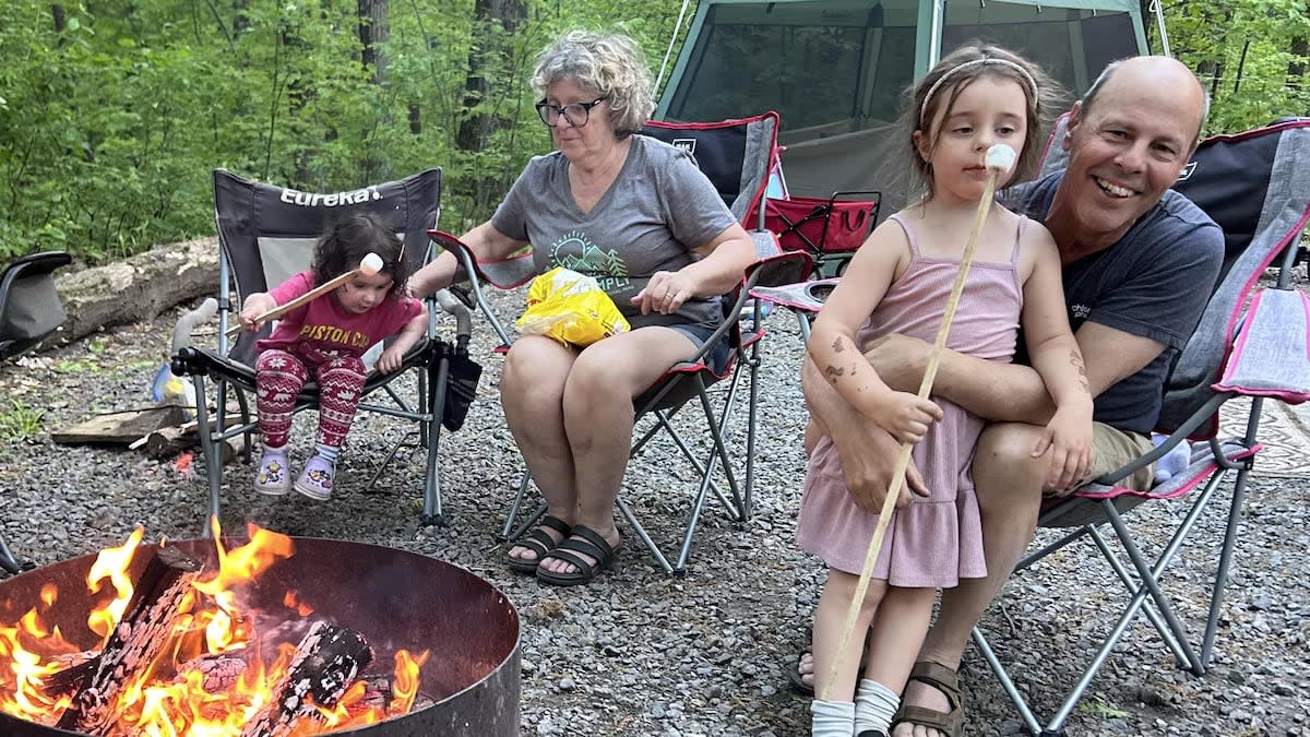 Daniel Parent said his family would be in favour of creating campsites without campfires.    (Davide Gentile/Radio-Canada - image credit)