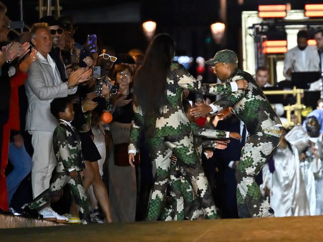 Pharrell and Son Throw First Pitch at New York Yankees Game