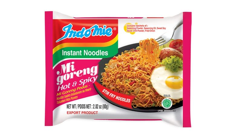 instant noodle package