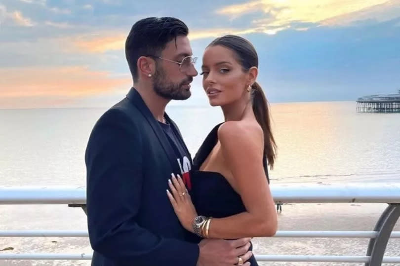 Maura Higgins and Giovanni Pernice