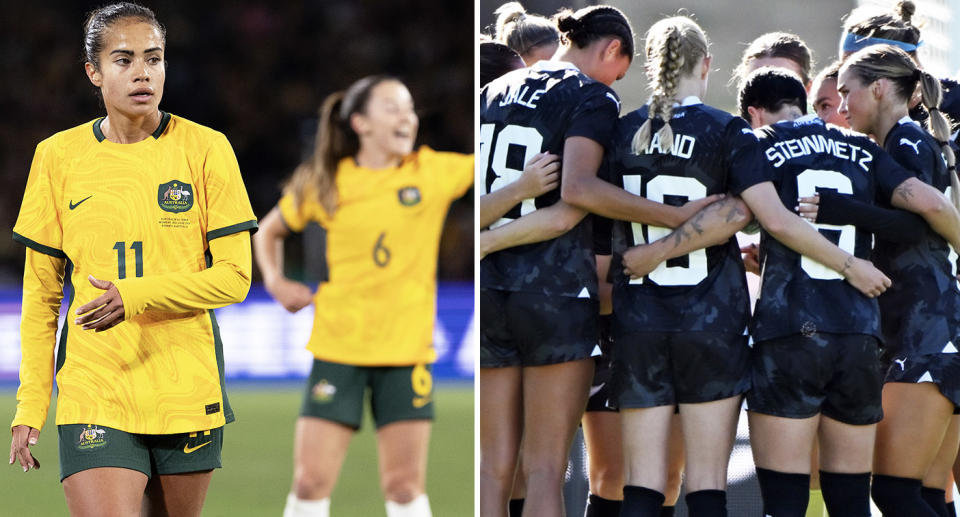 Matildas and New Zealand.