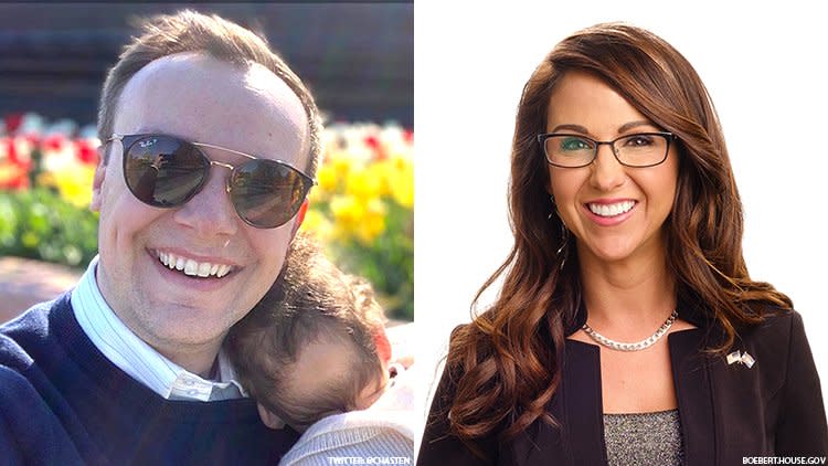 Chasten Buttigieg and Lauren Boebert