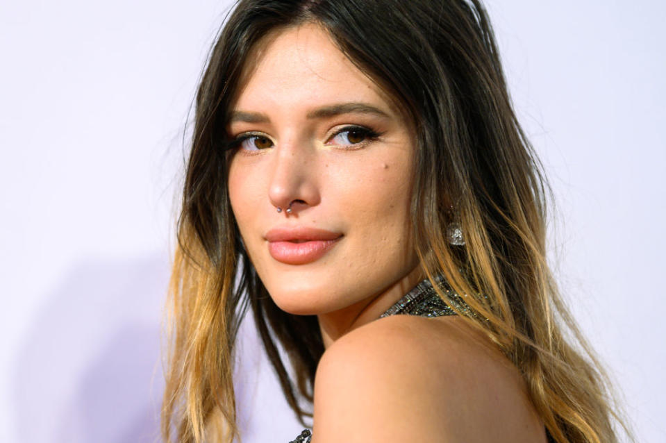 Bella Thorne has revealed she is in a polyamorous throuple [Photo: Getty]