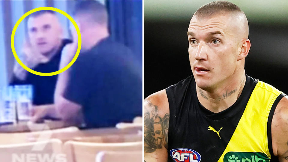 Dustin Martin and Damien Hardwick.