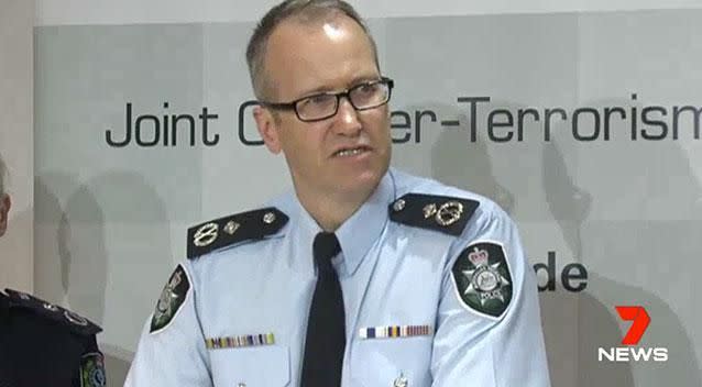 AFP Assistant Commissioner Counter Terrorism Ian McCartney said there was no link between the Adelaide arrest and the suspected terrorist attack in Manchester. Photo: 7 News