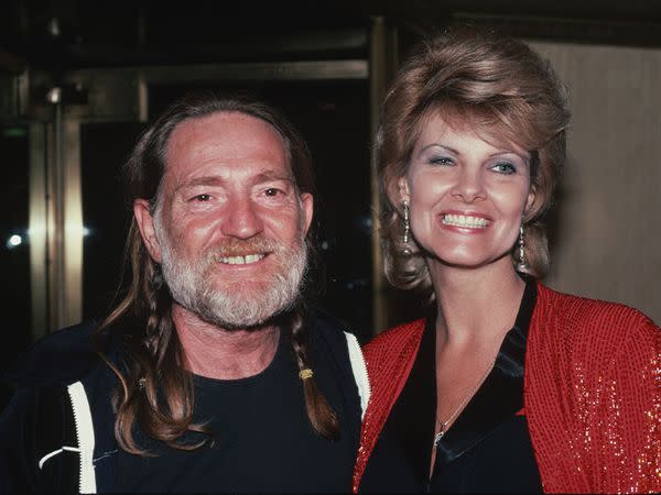 Willie Nelson with His Wife
