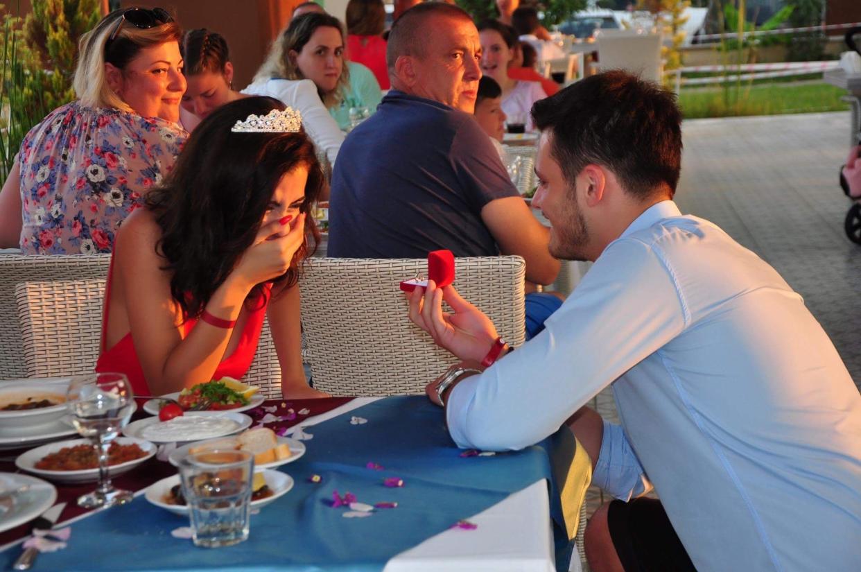 This couple realised they had crossed paths much earlier than they thought [Photo: Verona Koliqi]