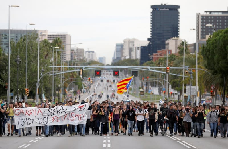 Catalonia's general strike