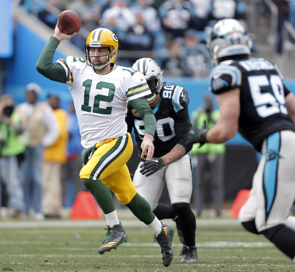 The Green Bay Packers placed QB Aaron Rodgers on season-ending injured reserve on Tuesday, a day after they were eliminated from the playoffs. (AP)