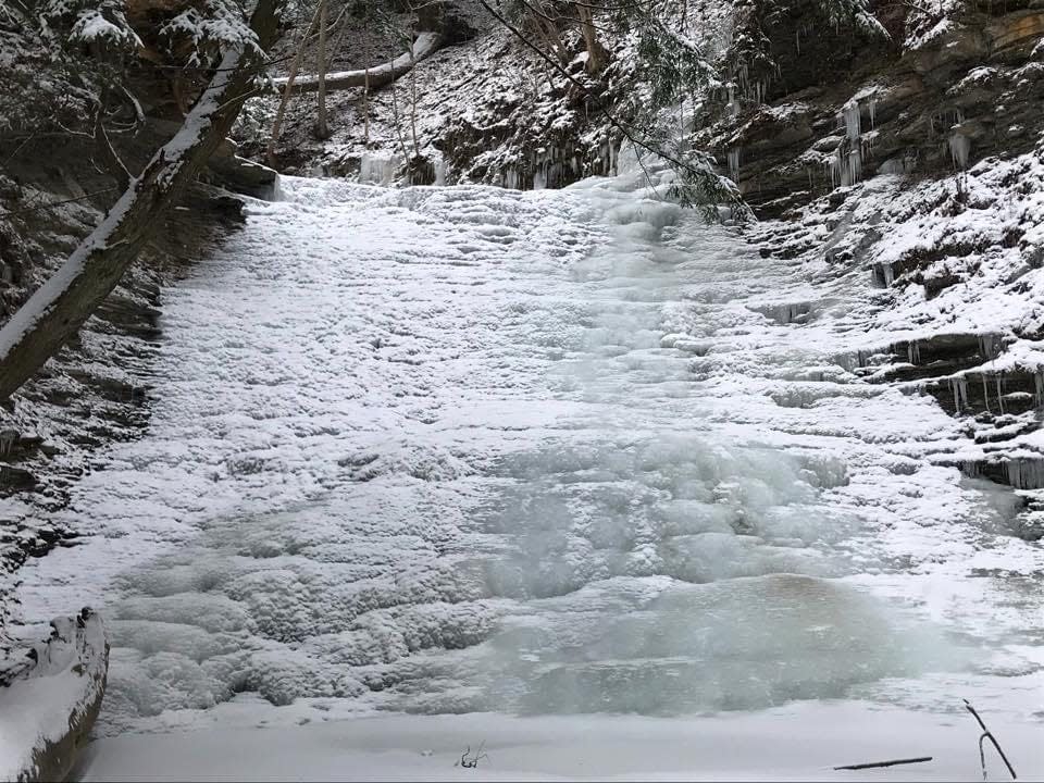 Waterfalls become even more wondrous in the winter, including Buttermilk Falls at Cuyahoga Valley National Park. The natural gem is pictured when temperatures dipped during a previous winter.