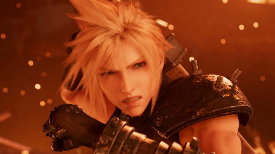 Cloud Strife in Final Fantasy VII Remake