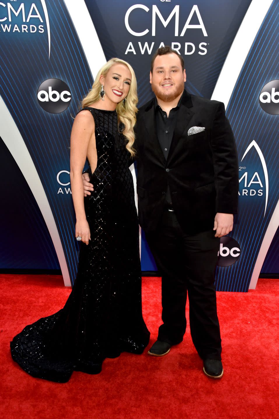 Luke Combs and Nicole Hocking