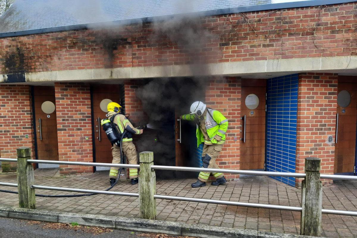 Public toilet fire in Ringwood <i>(Image: New Forest District Council)</i>