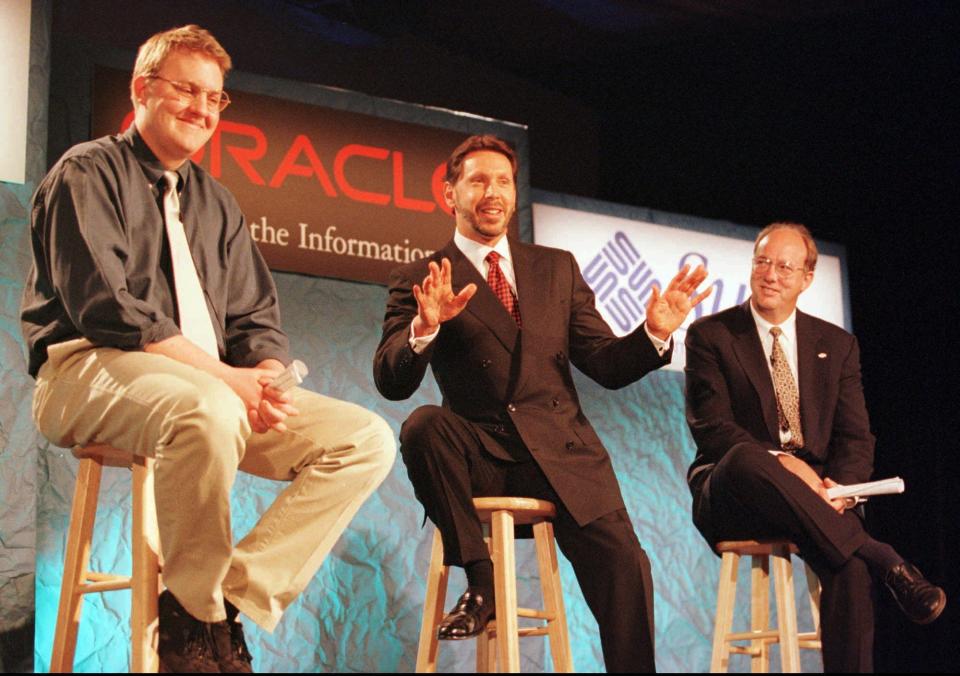 young larry ellison oracle