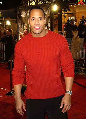 The Rock at the Westwood premiere of Warner Brothers' Ocean's Eleven