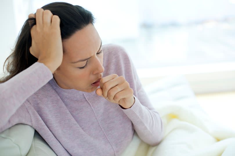 A new, continuous cough is one of the symptoms which could mean a person has caught covid