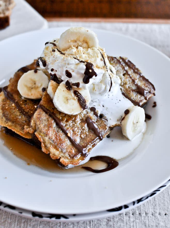 Bananas Bread French Toast