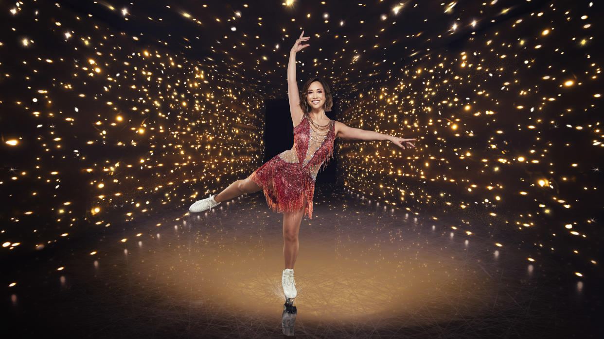 Myleene Klass is a contestant on the 2021 series of 'Dancing on Ice'. (ITV)