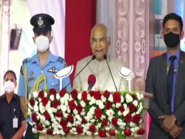 President Ram Nath Kovind at the inauguration of newly built Teaching Hospital of the Chamarajanagar Institute of Medical Sciences at Chamarajanagar, Karnataka