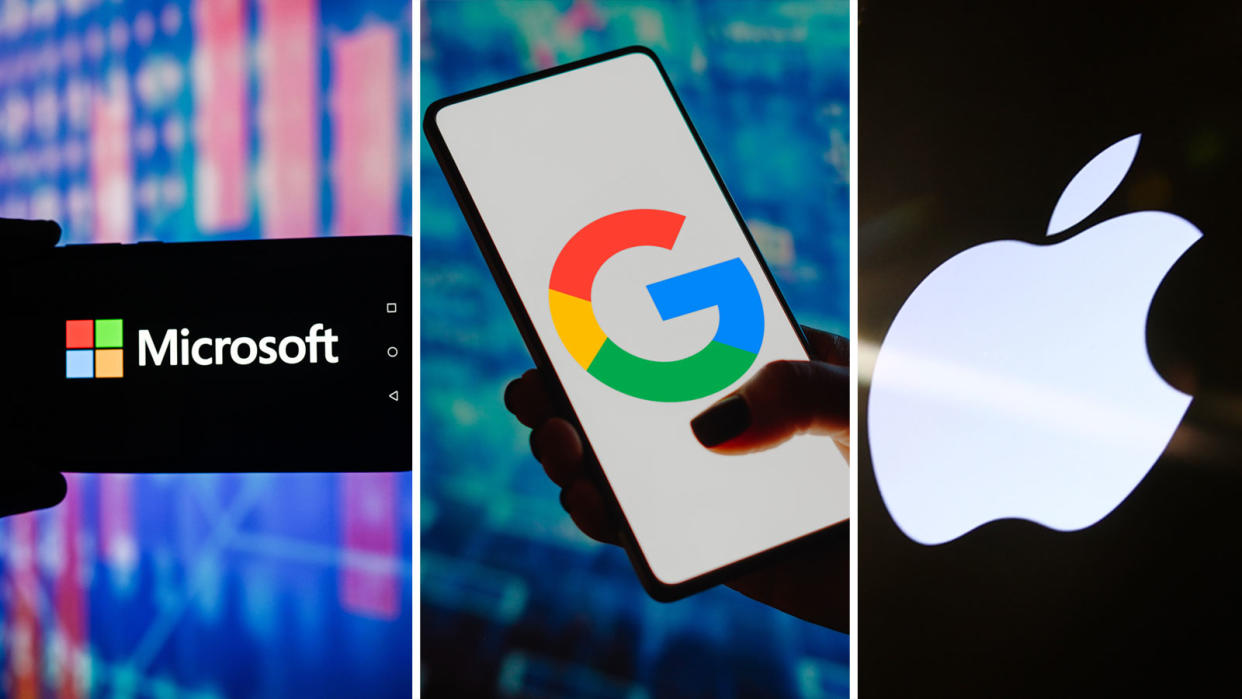 Which were the most-searched tech brands from Yahoo Singapore readers? (Photos: Getty Images)