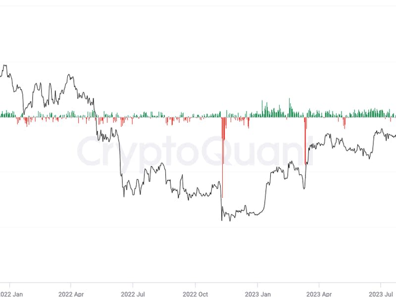 Funding rate vs bitcoin price (CryptoQuant)