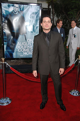 Edgar Ramirez at the Hollywood premiere of Universal Pictures' The Bourne Ultimatum