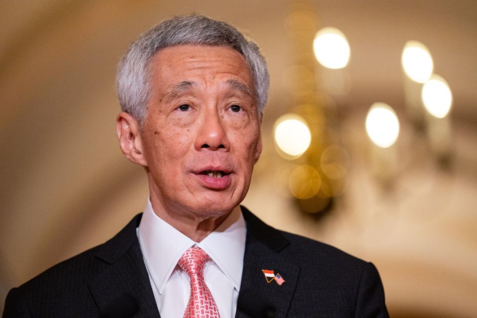 Singapore’s Prime Minister Lee Hsien Loong warns US against isolating China over Ukraine. (PHOTO: Bloomberg)