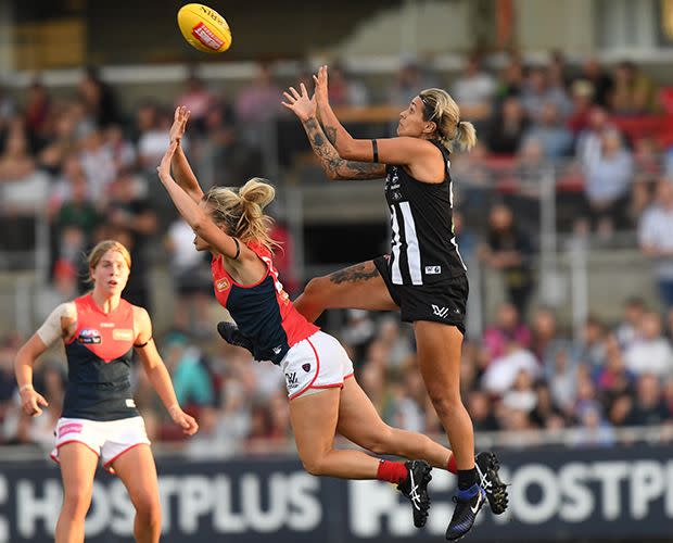 Moana is living her dream playing football at its highest level. Photo: Getty