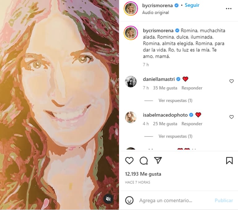 El sentido mensaje de Cris Morena en el aniversario de la muerte de Romina Yan