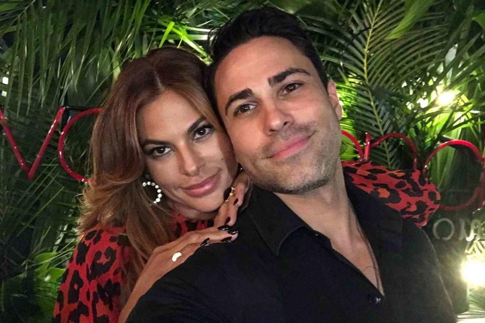 <p>Carlo Mendez/Instagram</p> Eva Mendes and Carlo Mendez