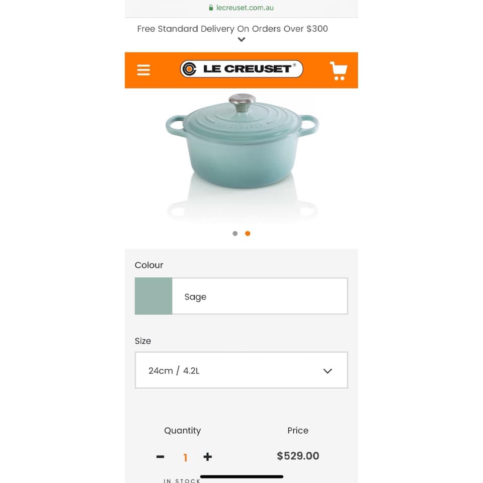 Le Creuset's $529 cast iron casserole pot