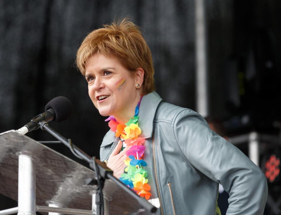 Nicola Sturgeon has consistently supported LGBTQ+ rights (Getty Images)