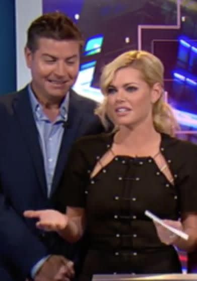 Luckily, Sophie and Stu could take a joke. Source: Channel 10