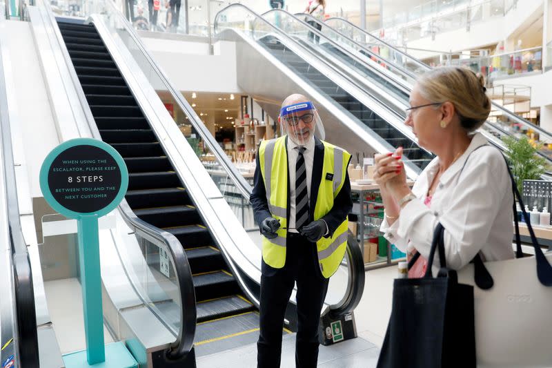 FILE PHOTO: A John Lewis store in Kingston, Britain during the COVID-19 pandemic