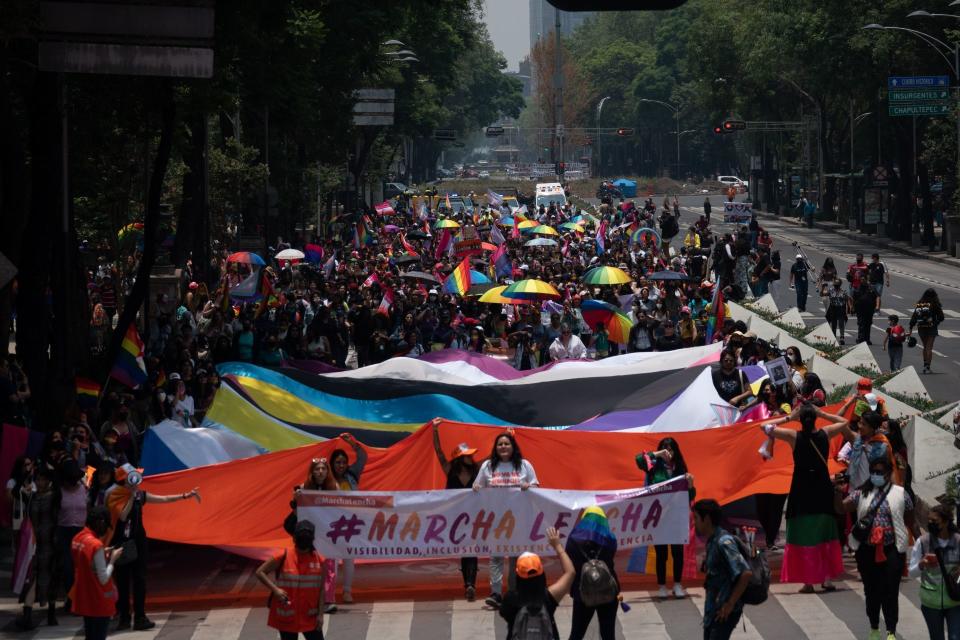 'Marcha Lencha' en la CDMX | FOTO: GRACIELA LÓPEZ /CUARTOSCURO.COM