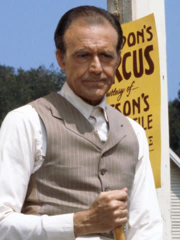 <p>NBCU Photo Bank/NBCUniversal/Getty</p> Richard Bull as Nelson 'Nels' Oleson in 'Little House on the Prairie'.