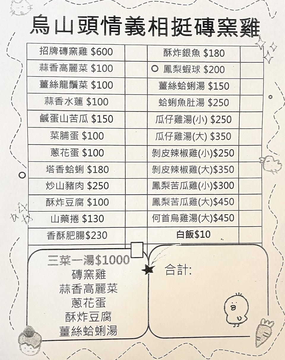 台南官田｜烏山頭情義相挺磚窯雞