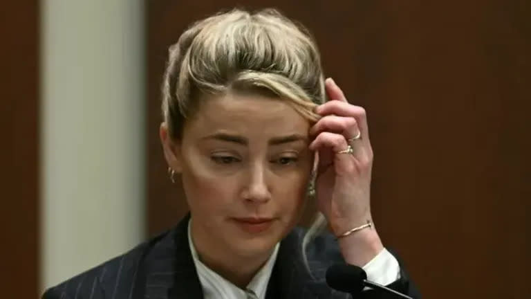 Amber Heard estuvo en el estado cuatro días.