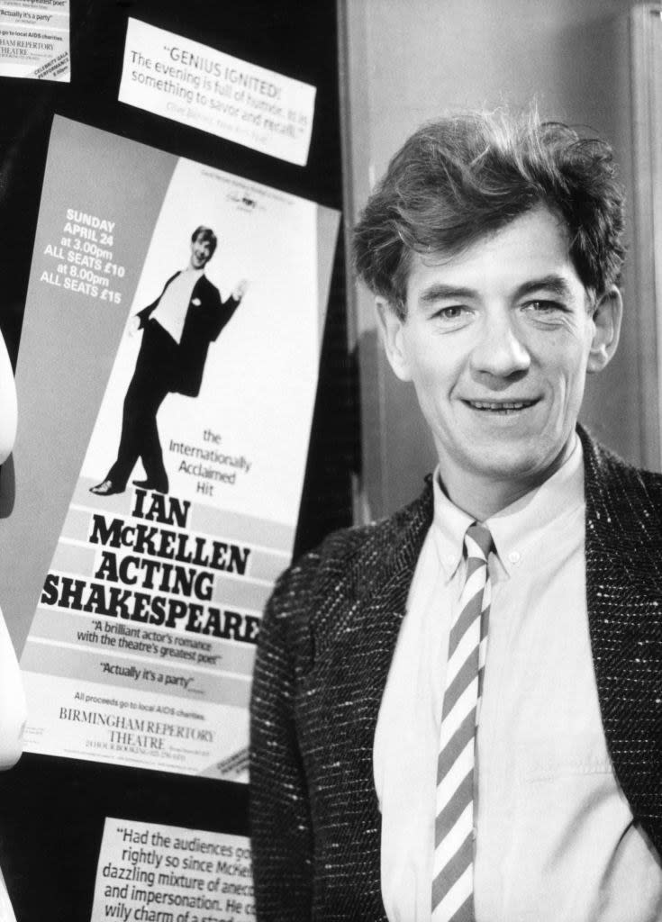 Closeup of Ian McKellen