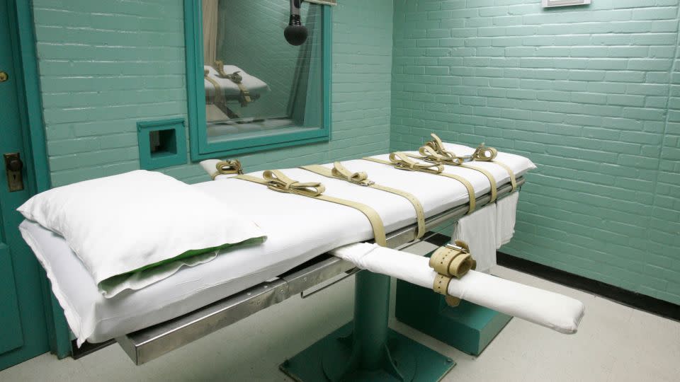 The Texas execution chamber is seen in Huntsville. - Pat Sullivan/AP/FILE