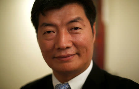 Lobsang Sangay, Prime Minister of the Tibetan government-in-exile, poses for a picture after an interview with Reuters in New Delhi, India, December 16, 2016. To match Interview INDIA-TIBET/ REUTERS/Adnan Abidi