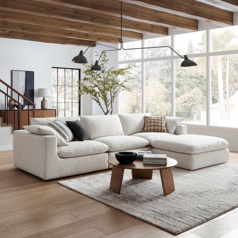 Dawson Extended Sofa with Ottoman