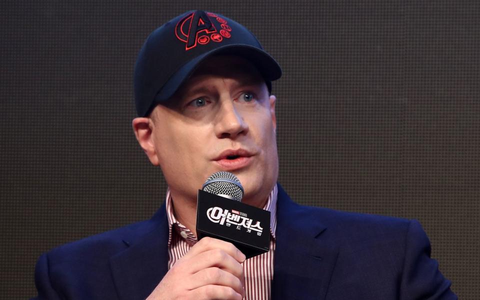 Hat wohl keine Zeit: Marvel-Chef Kevin Feige wird vorerst keinen "Star Wars"-Film drehen. (Bild: Chung Sung-Jun/Getty Images for Disney)