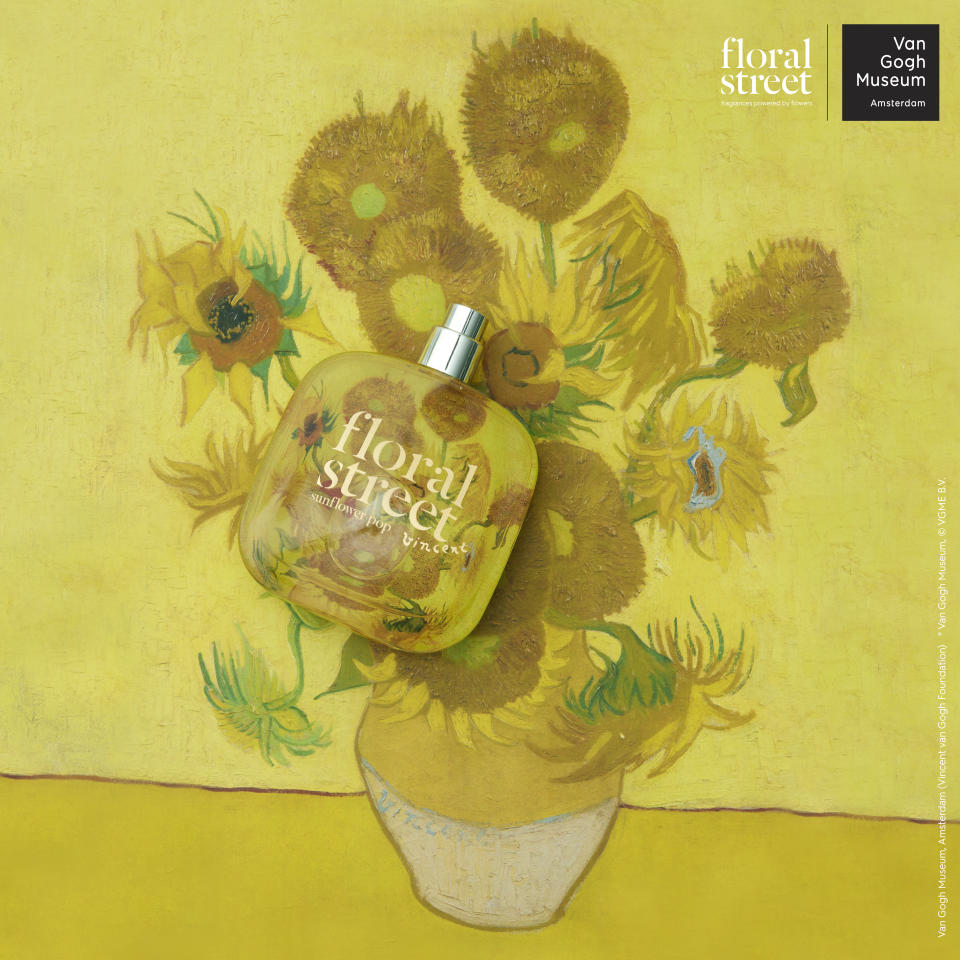 An image of the fragrance bottle and the van Gogh painting that inspired it. - Credit: Image Courtesy of Floral Street